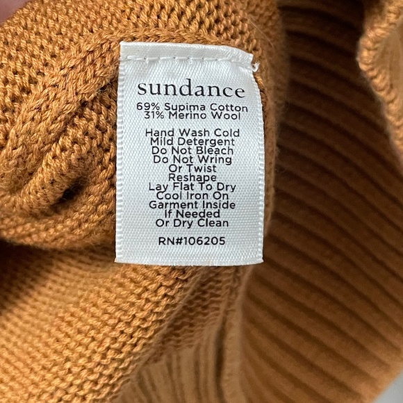 Sundance Supima and Wool Sweater, Large, Spice - Picture 7 of 7
